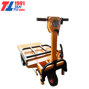 Carrello elettrico a spinta manuale in acciaio inossidabile con triciclo multiuso a 3 ruote da carico OEM capacità 1000kg per il trasporto di merci industriali - Product Image 2