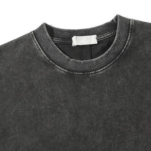 Camicia da uomo estiva in stile Street Trendy con scollatura a girocollo lavata con vecchio gilet in bianco ampia canotta Casual senza maniche in maglia - Product Image 3