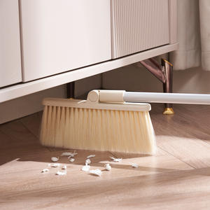 Ensemble balai et pelle pour la maison, poils en nylon, manche en plastique, outil de balayage des sols pour le nettoyage domestique - Product Image 2