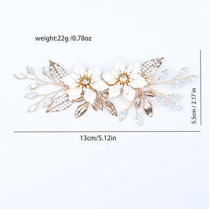 Neuer Chinesischer Vintage-Haarkamm aus Legierung mit Blumen, Braut-Kopfschmuck - Product Image 5
