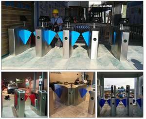 Barrière de sécurité pivotante à lecteur de cartes RFID efficace en acier inoxydable 304, <span class=keywords><strong>test</strong></span>ée sans défauts 3 millions de cycles - Product Image 6