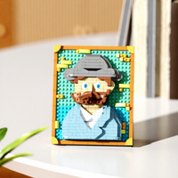 Blocs de construction DIY pour images pixelisées en plastique ABS, 20 pièces, personnalisables, mosaïque pixel art, cadeaux de fête, vente en gros usine