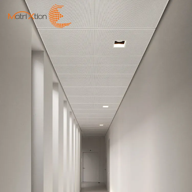 Matrixtion Corridor Aluminium Panels Accessories Waterproof Materials Designs False Ceiling