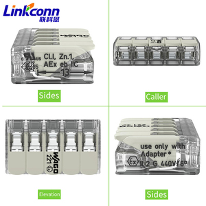 มีสินค้าในสต็อก 221 ชิ้น ขั้วต่อสายไฟแบบเร็วสำหรับสายไฟ 1 ถึง 5 เส้น - Product Image 5