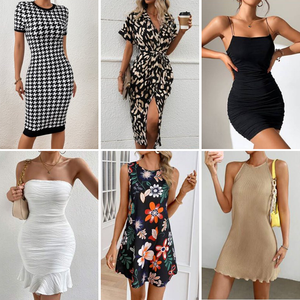 Robe longue d'été sexy pour femme, sans manches, dos nu, décontractée, pour soirée, style varié en stock - Product Image 3