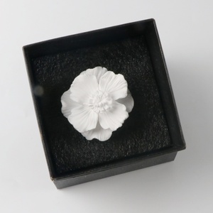 Difusor de yeso de cerámica perfumado con flores, Base de madera para decoración de fragancia de oficina en casa, ambientador de aire de escritorio, piedra aromática - Product Image 6