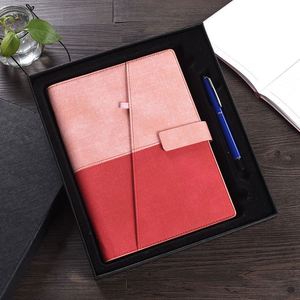 <b>A4</b> A5 A6 Custom Design PU Leather Academic <b>Diary</b> Magnetic Clasp Business Journal With Pen Planner Promotion Gift Set Notebook - Product Image 5