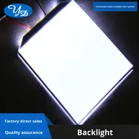 Fabricant chinois de plaques de guidage de lumière LED rétroéclairées personnalisées, modèle réfléchissant blanc, lumière haute luminosité, petite taille