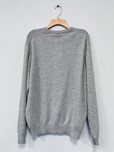 Pull en cachemire pur à 100% pour homme, col rond, tricot doux et luxueux - Product Image 5