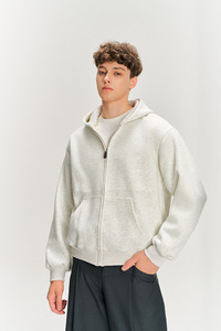 ANS420g <span class=keywords><strong>Pull</strong></span> <span class=keywords><strong>vintage</strong></span> à capuche de style américain pour hommes et femmes Modèles de printemps et d'automne Loose Zip Tup Cardigan Coat - Product Image 6
