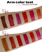 Palette de lèvres 6 couleurs, texture crémeuse, pigment riche, glisse douce, légère, confort toute la journée, maquillage des lèvres mélangeable, cosmétiques