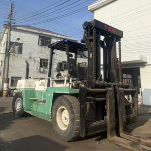 Used Tcm Japan Brand 5/7/8/10/12/15/18/20/25 ton Load Capacity Forklift FD250 with Diesel Engine Excellent Condition side shift - Product Image 1
