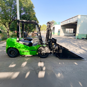 China Factory Free Shipping Delivery 3.5 Ton Fast Charging 80V Lithium Battery <strong>Warehouse</strong> Using Electric <strong>Forklift</strong> with Bucket - Product Image 4