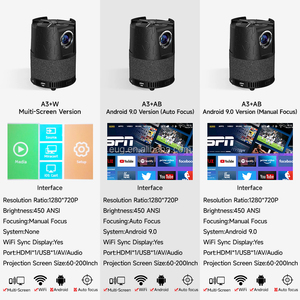 4K không Dây BT rạp hát tại nhà Video Movie Máy Chiếu Full HD 1080p LCD thông minh Android Mini LED Wifi máy chiếu - Product Image 2