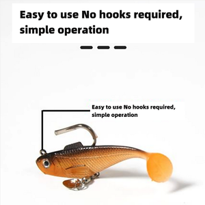 Jumping Fishing Lures Lead Bottom Anti-hanging Mandarin <strong>Fish</strong> Bass <strong>Catfish</strong> Black Sea <strong>Fish</strong> Lure <strong>Bait</strong> Soft <strong>Bait</strong> - Product Image 3