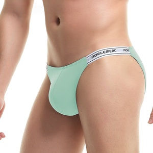 Slips de bain respirants pour hommes, sous-vêtements sans couture en Spandex personnalisé, vente en gros, sexy, grandes tailles, <span class=keywords><strong>sport</strong></span>, bambou - Product Image 2