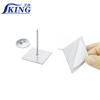 IKING 50 X 50mm Base 12GA Support de fixation auto-adhésif pour isolation, type broche, fabricant