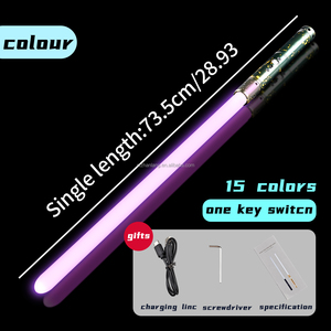 ดาบไลท์เซเบอร์ ZLangsports รุ่น EGW11-1 จำนวน 1 ชิ้น ขายส่ง ดาบไลท์เซเบอร์ <span class=keywords><strong>Anakin</strong></span> RGB 15 สี ทำจากโลหะ - Product Image 3