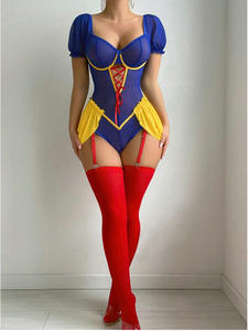 Костюм сексуальной школьницы YF OEM – эротическое женское белье для косплея на Хэллоуин и ролевых игр - Product Image 6