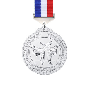 Medaglia della federazione mondiale di Taekwondo di Taekwondo in metallo nelle medaglie sportive della scuola di arti marziali MMA - Product Image 6