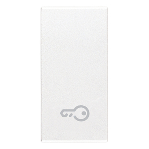 Tasto 1M Simbolo Chiave Bianco 2.2x4.42x0.6 Cm Wall <b>Switch</b> - Product Image 1