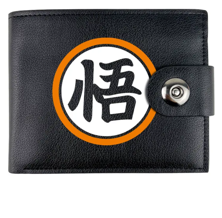 14 Designs 22.5*13.5cm Anime DBZ Wallet Leather Man Passport Wallet for Women Cartoon Goku Logo Credit Card Holder Wallet