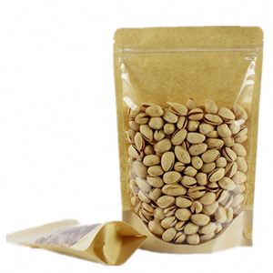 Bolsas de Papel para Alimentos con Impresión Personalizada, Bolsa Transparente para Empacar Palomitas de Maíz de 12x20cm, Paquete Promocional - Product Image 1