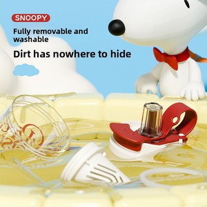 Gourde à paille pour enfants <span class=keywords><strong>Snoopy</strong></span> en Tritan – Résistante aux hautes températures, type paille, idéale pour les étudiants, grande capacité, design cartoon - Product Image 2