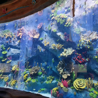 Aquarium Spécial de Grande Taille en Verre Acrylique à Haute Transparence, Nouveau Matériau, Grand Aquarium Personnalisé