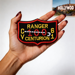 Écussons brodés <span class=keywords><strong>Ranger</strong></span> Centurion C100 V61 à thermocoller ou à coudre <span class=keywords><strong>pour</strong></span> vêtements, vestes, décoration, design, broderie - Product Image 1