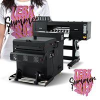 Dtf – imprimante numérique pour t-shirt, 24 pouces, dtf, machine d'impression i3200, cmjkw, 2 têtes