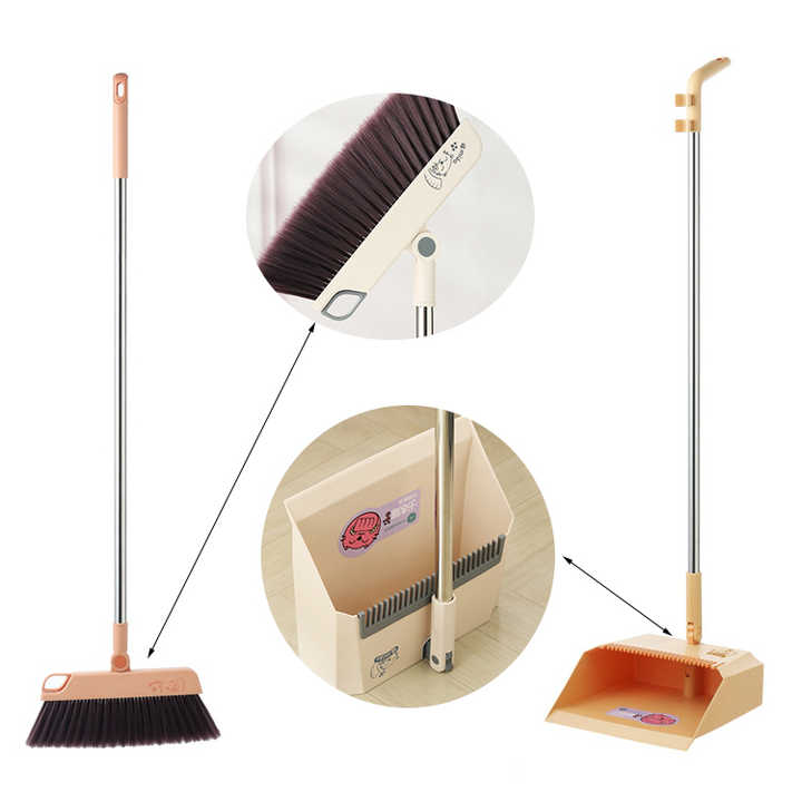 Wholesale cheap price stocked brooms & dustpans folding broom and