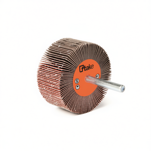 Ttake Abrasive Flap <b>Wheel</b> 80x40 Mm 6 Mm Shaft 120 Grit For <b>Grinding</b> - Product Image 2