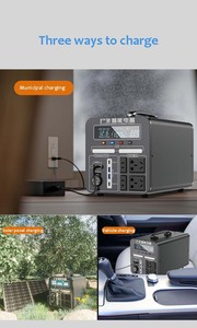 Générateur solaire 1000W 700Wh 110V 220V, peut utiliser une station de charge solaire, batterie pour la maison - Product Image 1