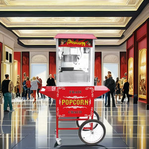 صيني بيع بالجملة آلة الفشار التجارية الصناعية عربة كهربائية أوتوماتيكية كبيرة لسينما السينما - Product Image 3