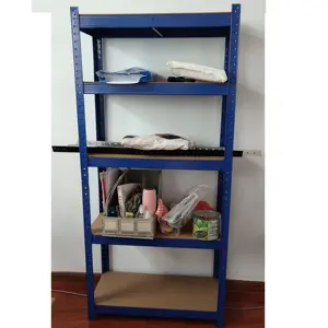 Boltless plug-in design storage shelf easy assembly with Sturdy MDF boards 5 layers 700mm X 300mm X 1500mm