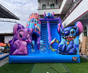 Castillo Inflable Stitch con Obstáculos, Castillo Inflable para Brincar - Product Image 2