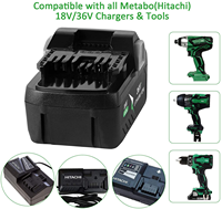 Batterie lithium-ion 0037-1749 BSL36A18 36 V Multi Volt 2,5 Ah BSL36A18 6,0 Ah Li-lon 372121M 36V/18V Batterie lithium-ion pour outil électrique