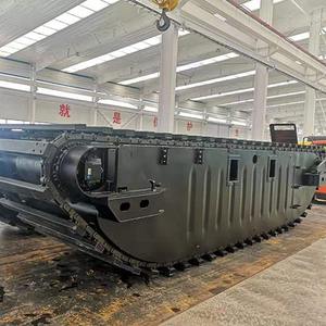 מסלול גומי מותאם אישית עמיד למארז כבד משולב pontoon חפור מערכת רובוט אמפיבי - Product Image 2