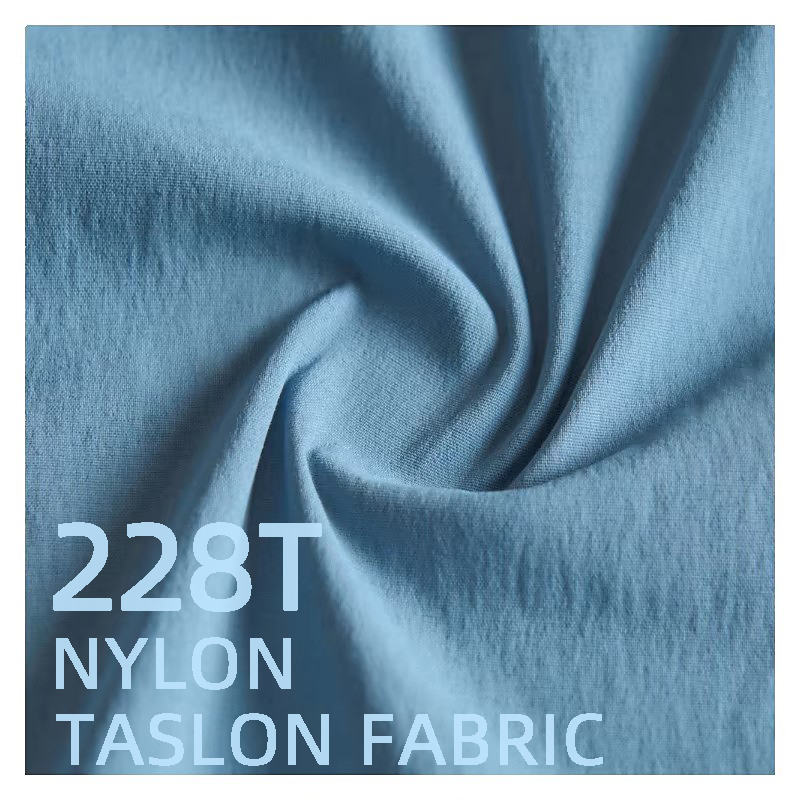Quality Wholesale 100 Nylon Fabric 228T Nylon Taslan Fabric Outdoor Jackets Backpack Free Sample Nylon Fabric