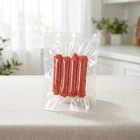 Sacs d'emballage alimentaire et de fruits de mer en plastique PE transparent recyclable, imprimés avec logo personnalisé, scellables à chaud et sous vide, marque TY, sérigraphiés