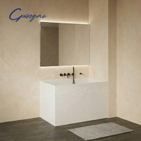 Qualité industrielle 	 Baignoire carrée standard pour hôtel 	 Baignoire et salle de bain 	 Grande demande sur le marché 	 Baignoire en surface solide