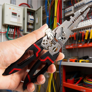 Alicates Pelacables Multifuncionales de 6 Pulgadas - Herramienta <span class=keywords><strong>Manual</strong></span> Versátil para Electricistas, Alicates de Pelado Rápido para Cables - Product Image 5
