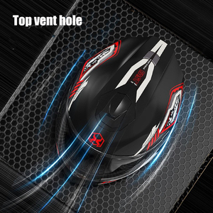 Casco de Motocross Todoterreno, Casco de Motocicleta de Carreras con Doble Visera, Casco de Seguridad Transpirable para Motociclismo y Turismo - Product Image 3