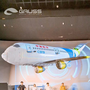 <span class=keywords><strong>Avion</strong></span> gonflable de simulation personnalisé, modèle d'<span class=keywords><strong>avion</strong></span> gonflable télécommandable pour exposition et décoration - Product Image 1