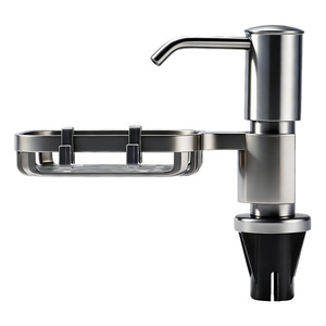 Soap Dispenser 304 Stainless Steel No Drilling Required Easy Installation Kitchen Sink Use - Product Image 3