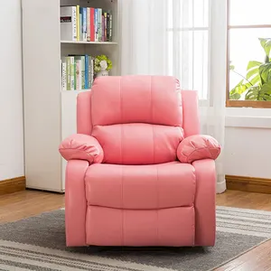 现代零重力放松躺椅出售粉色皮革户外沙龙家庭影院电动躺椅