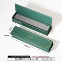 Boîte d'emballage haut de gamme pour bijoux avec couvercle magnétique et impression bronzée pour bagues et livres - Vente en gros