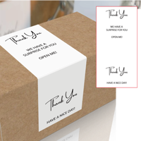 Étiquettes Adhésives Personnalisées en Vinyle Imperméable pour Boîtes d'Expédition, Sceaux de Sécurité et Stickers de Promotion Merci