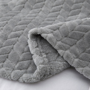 Reversible Two Tone Fuzzy Fleece <b>Throw</b> Blanket with Subtle Textured Surface for Contemporary Home Styling - Product Image 6
